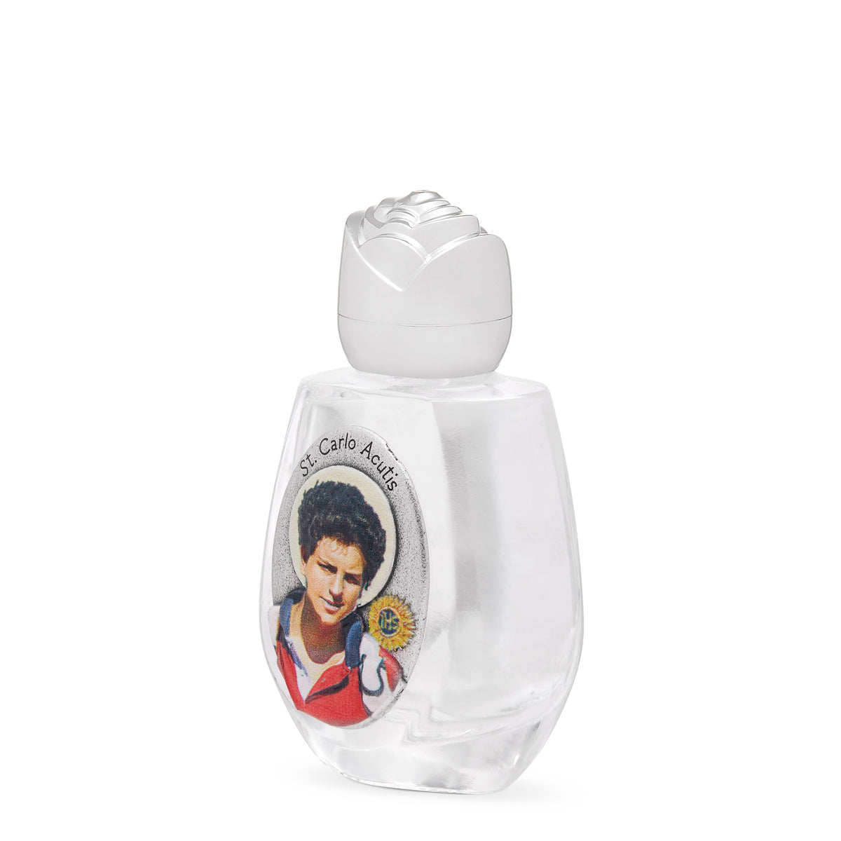 10 ml Bottle Featuring Saint Carlo Acutis