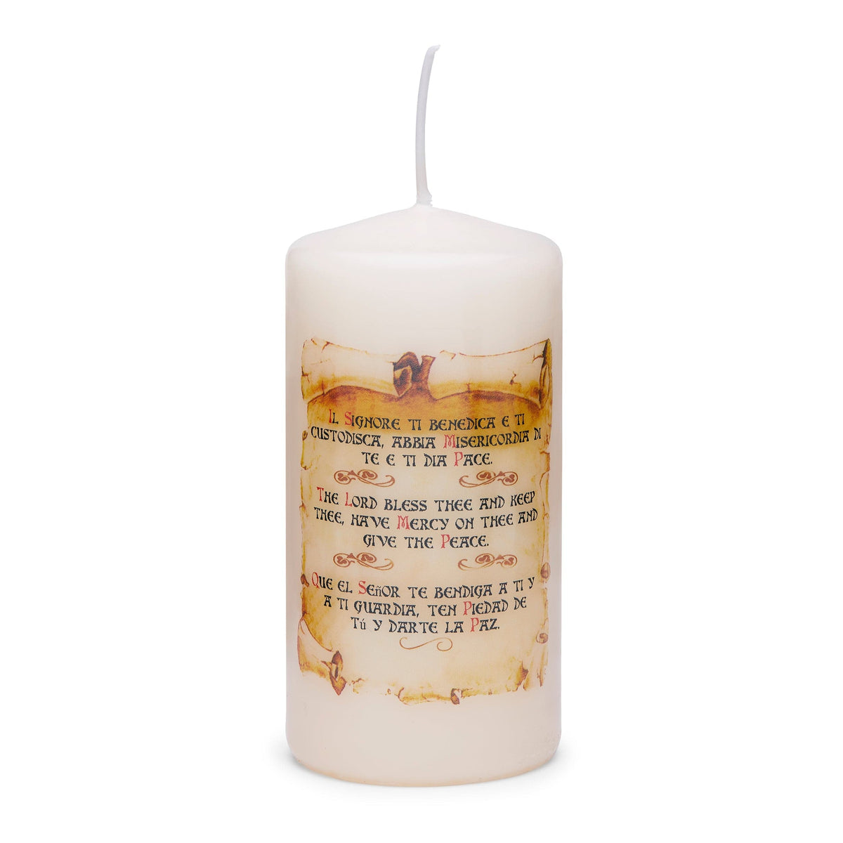 Candle with the Holy Family