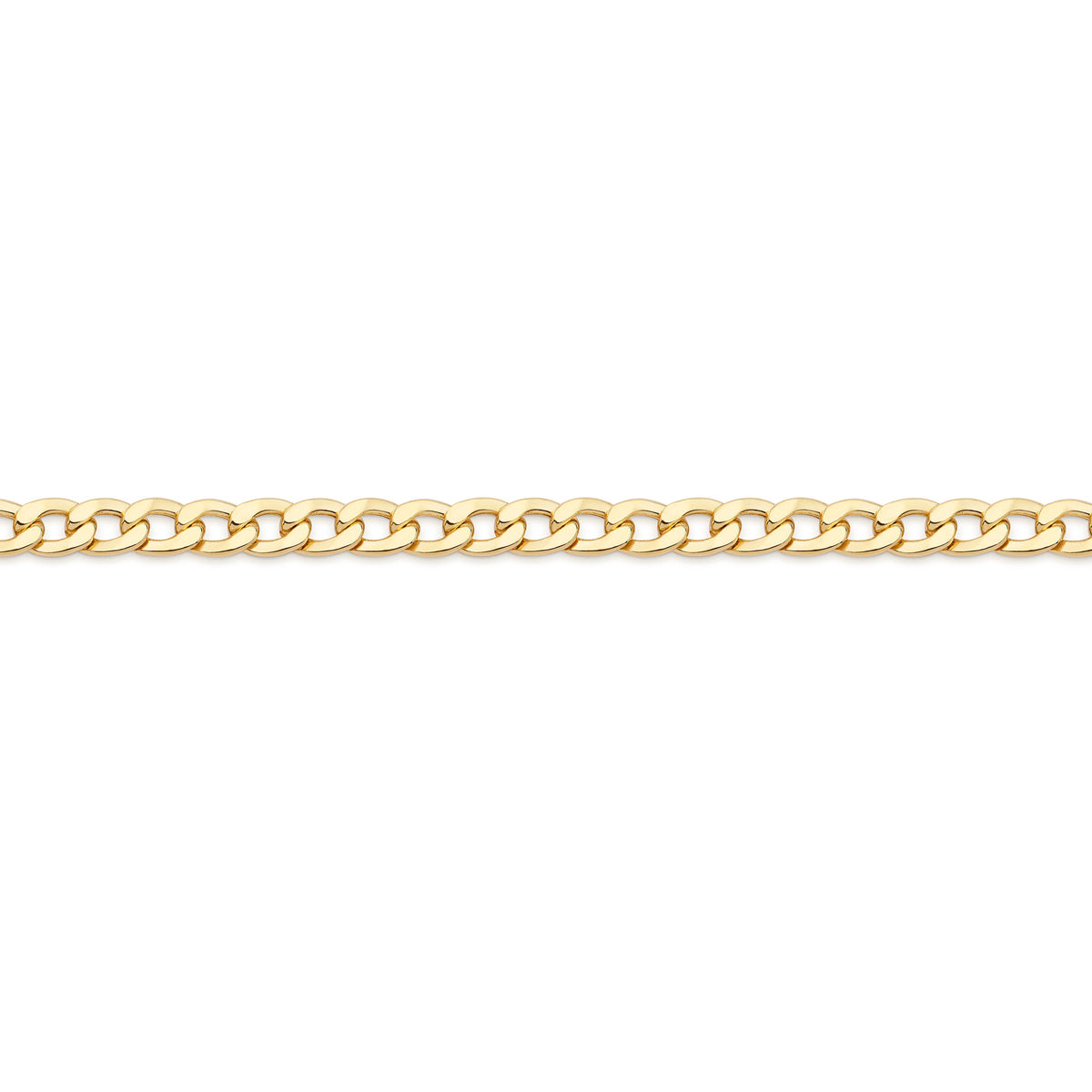 Chunky Yellow Gold Curb Chain Necklace