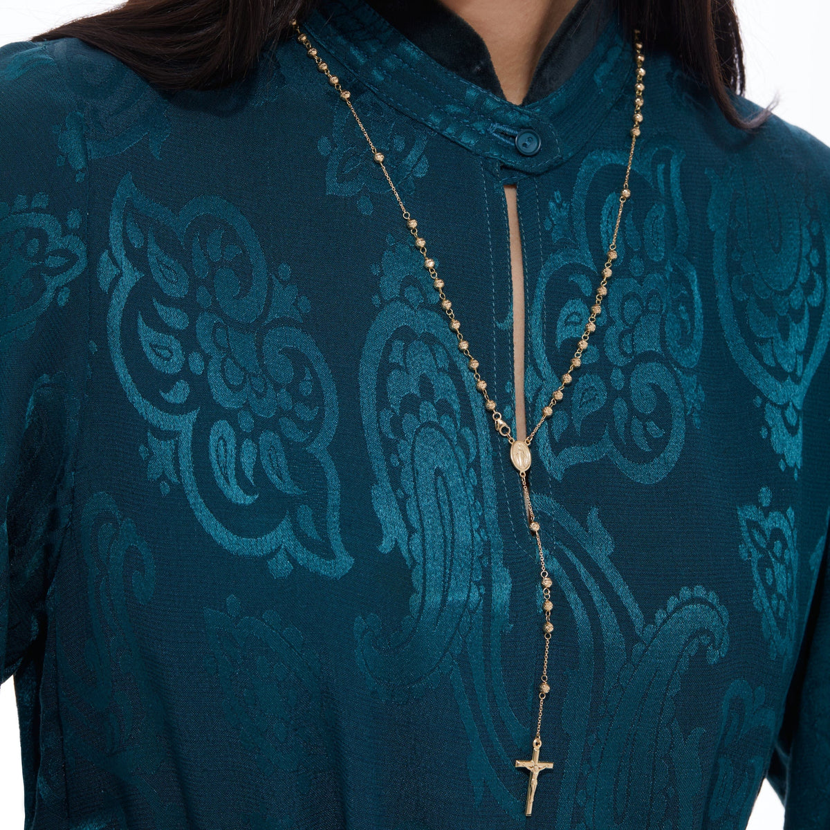 Five Decades Rosary in Yellow Gold