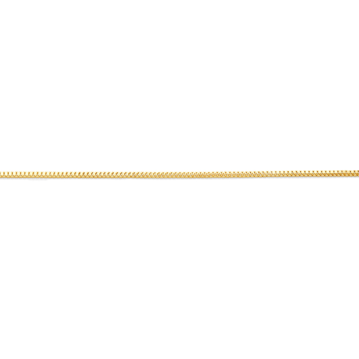 Gold-plated Sterling Silver Box Chain Necklace