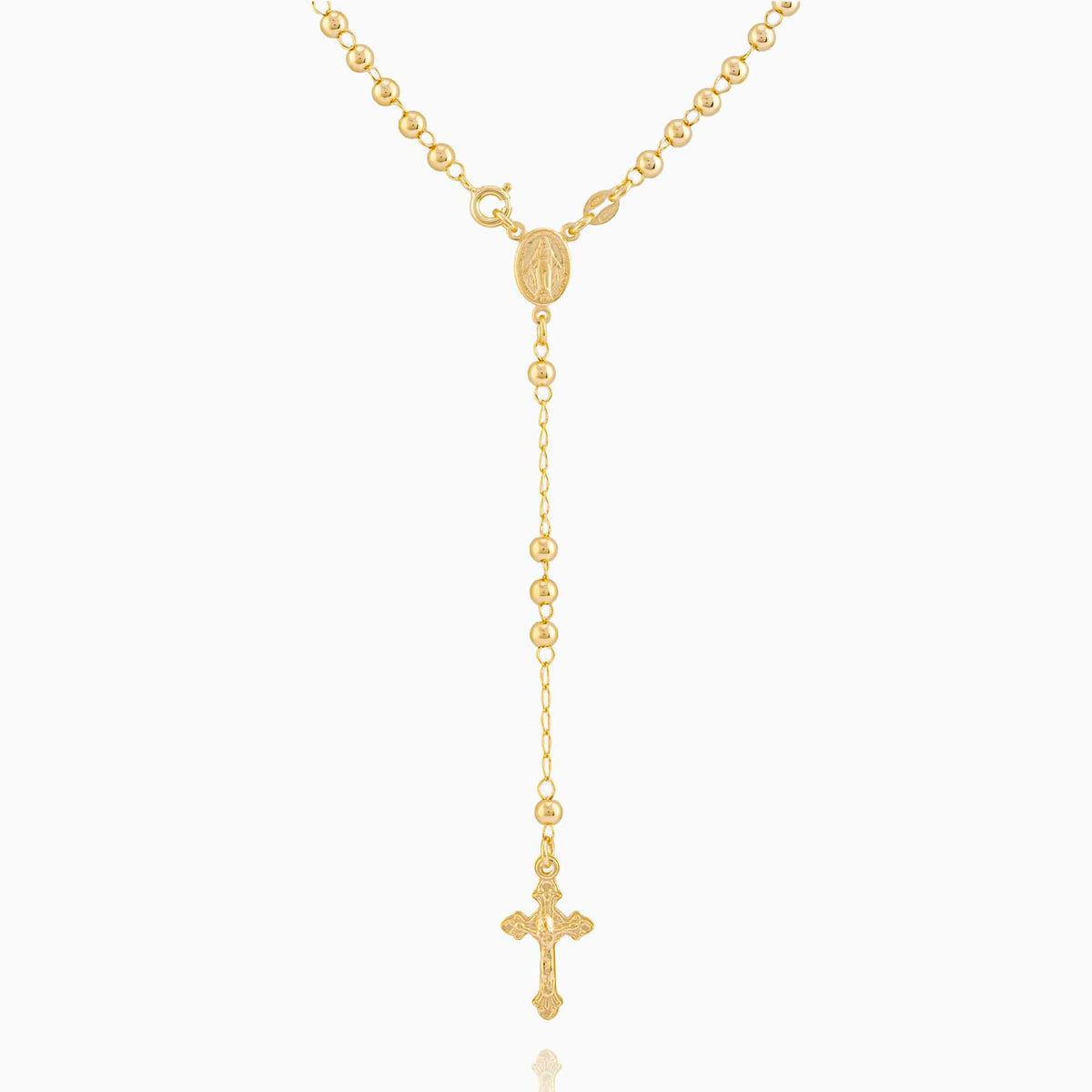 MIRACULOUS MARY ROSARY 4 MM BEADS