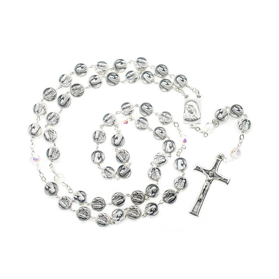 Our Lady of Lourdes Traditional Rosary Prayer Beads
