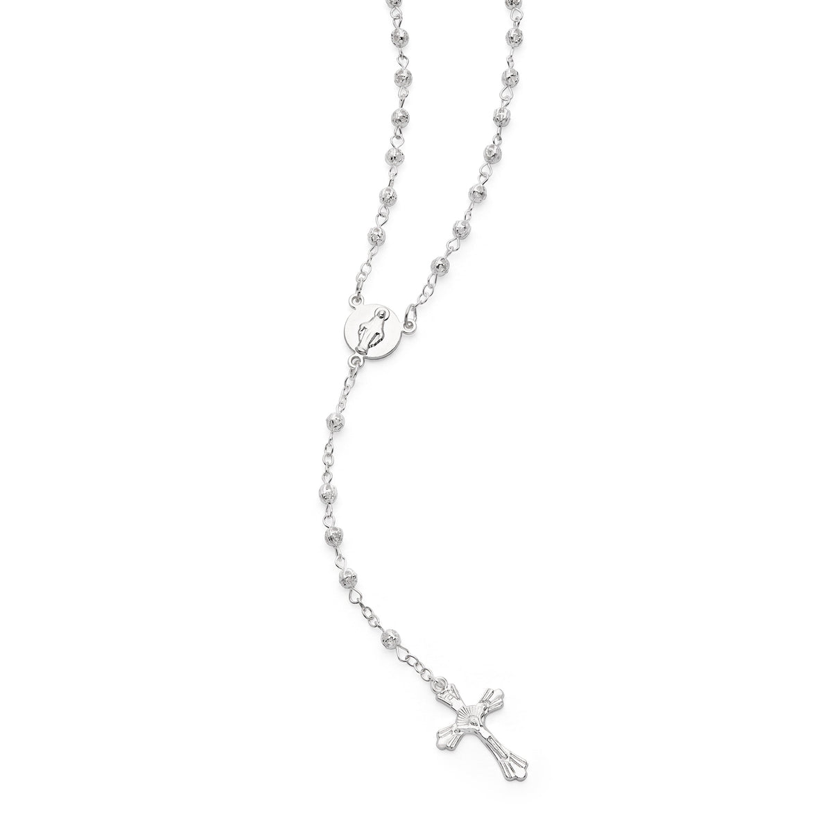 Pope Leo XIV Metal Rosary Case with Metal Rosary