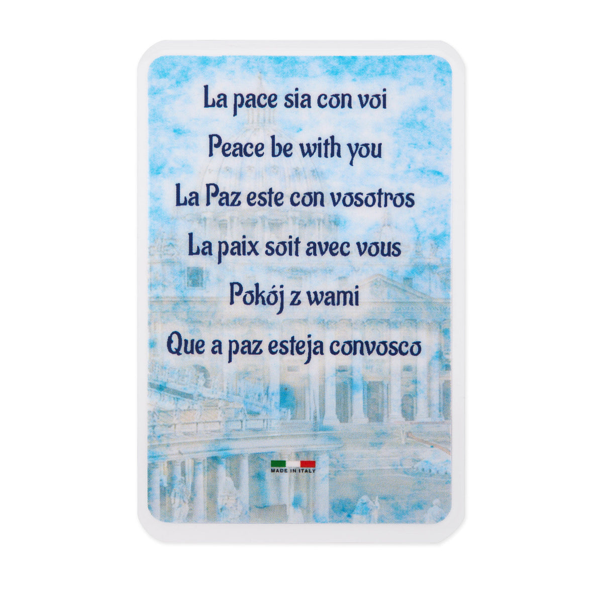 Pope Leo XIV One-Decade Rosary with Prayer Card