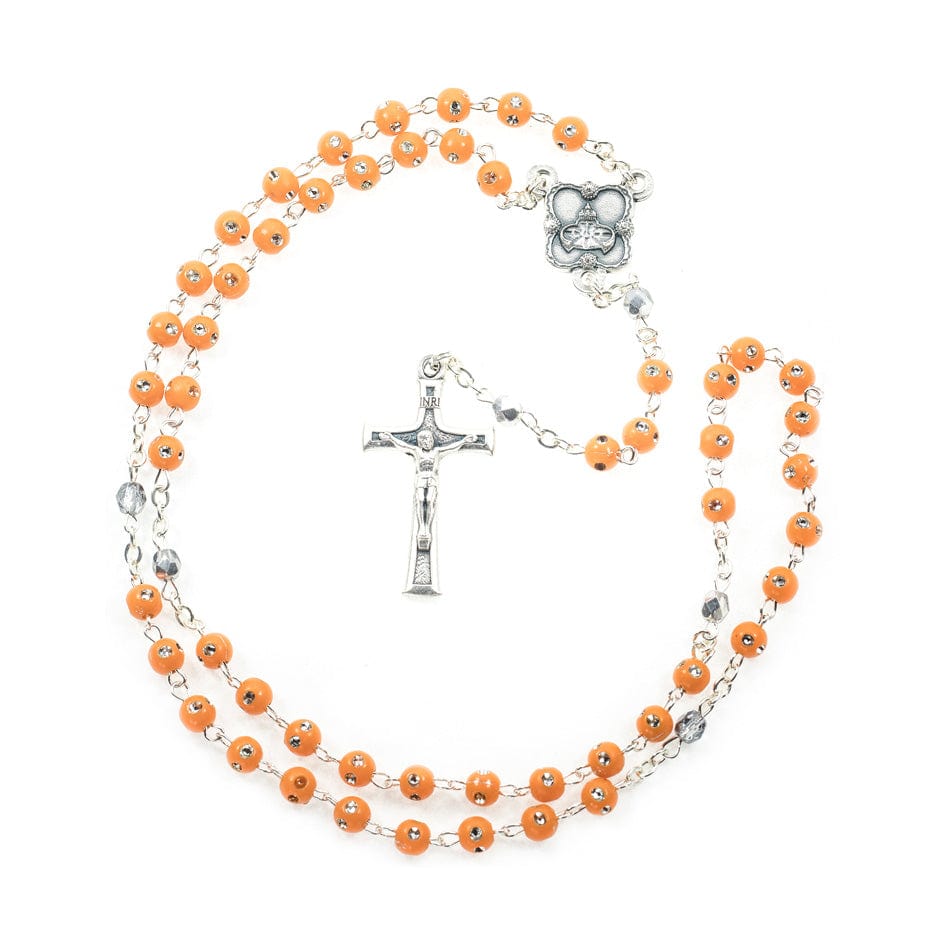 Resin Rosary in Strass Beads