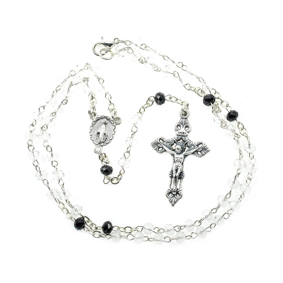 Rosary Necklace with the Virgin Mary