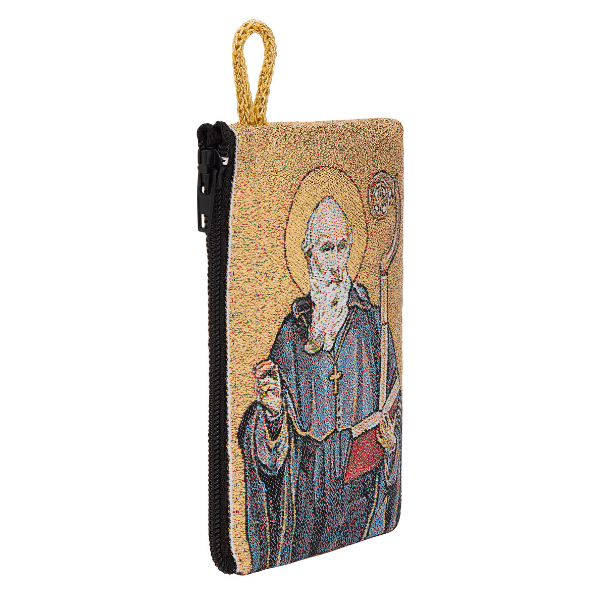 Rosary Pouch with Saint Benedict