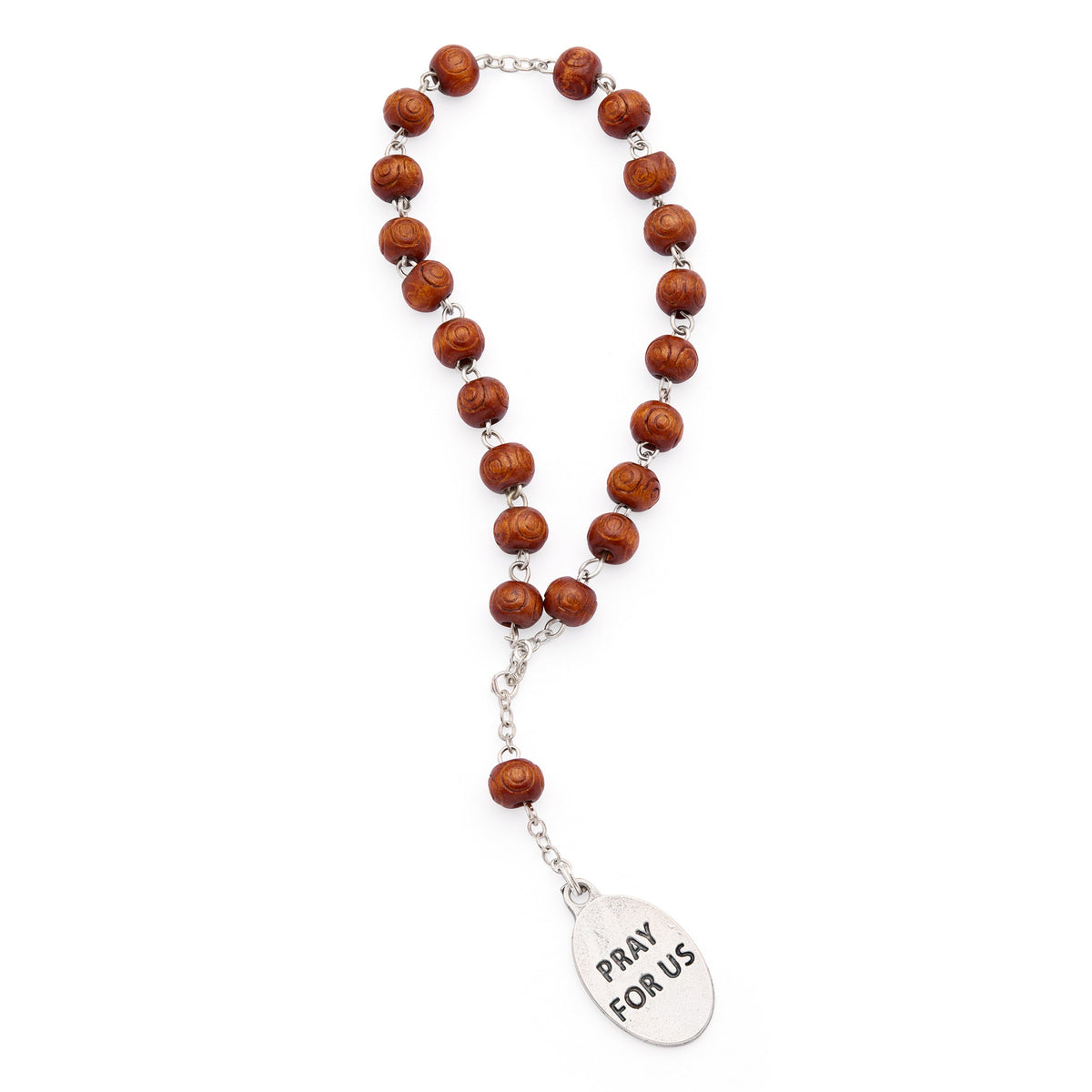 Saint Raphael Wooden Devotional Rosary