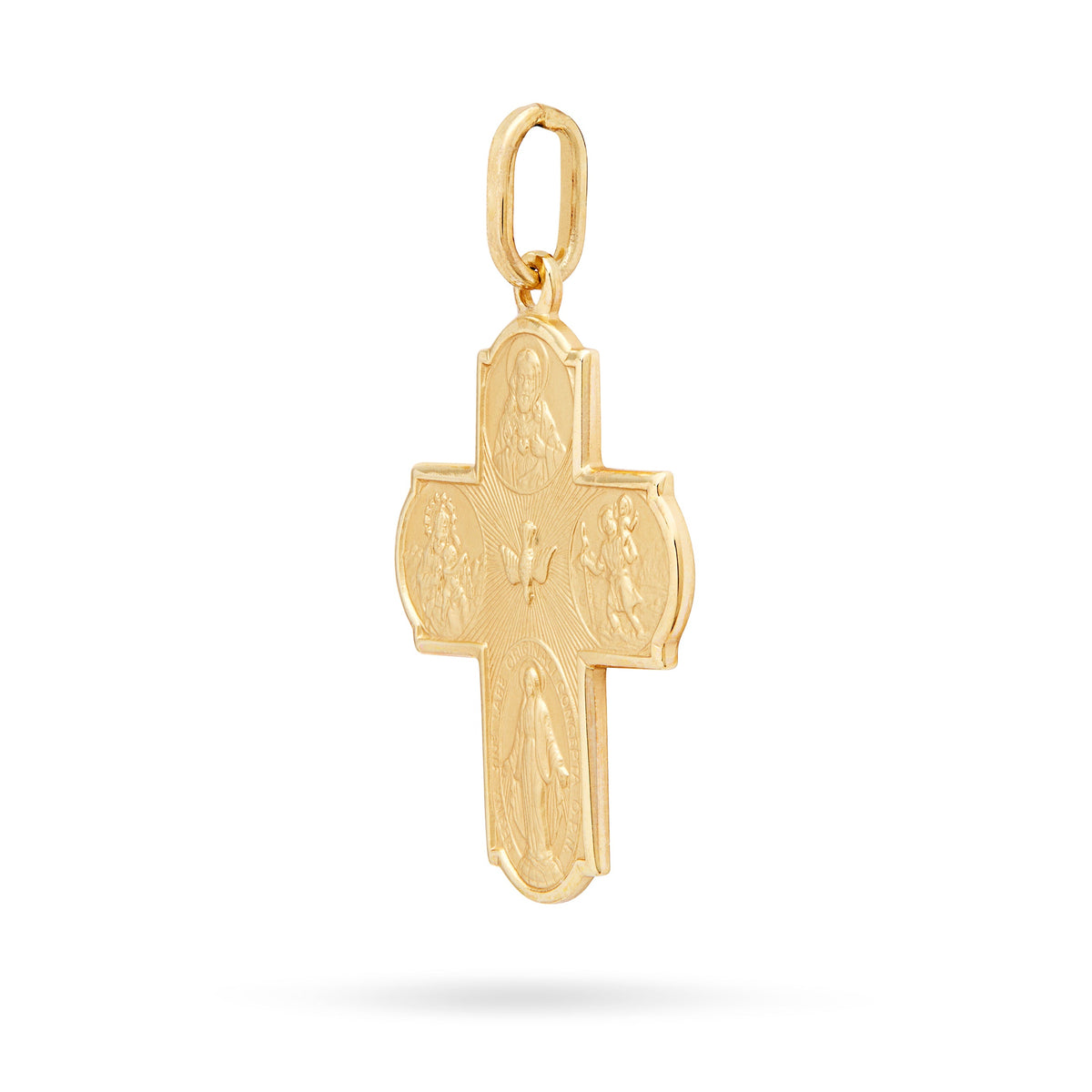 Scapular Gold Plated Cross
