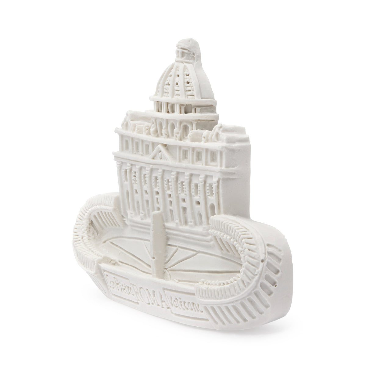 St. Peter’s Square and Basilica Magnet in Marble Dust