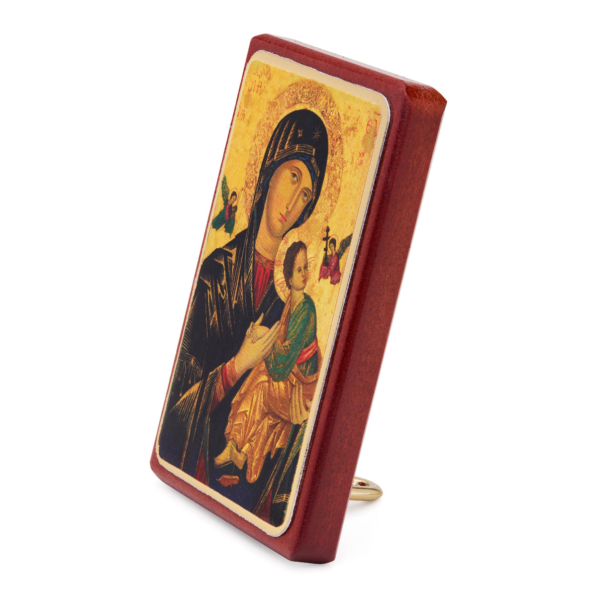 Wooden Picture of Our Lady of Perpetual Help