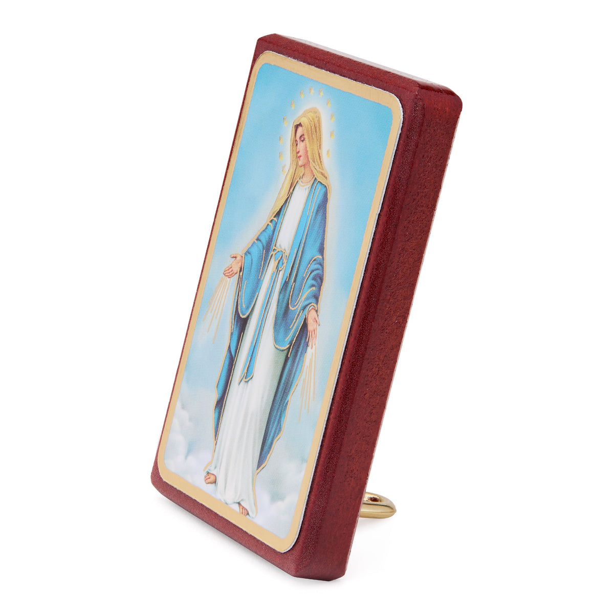 Wooden Picture of Our Lady of the Miraculous Medal
