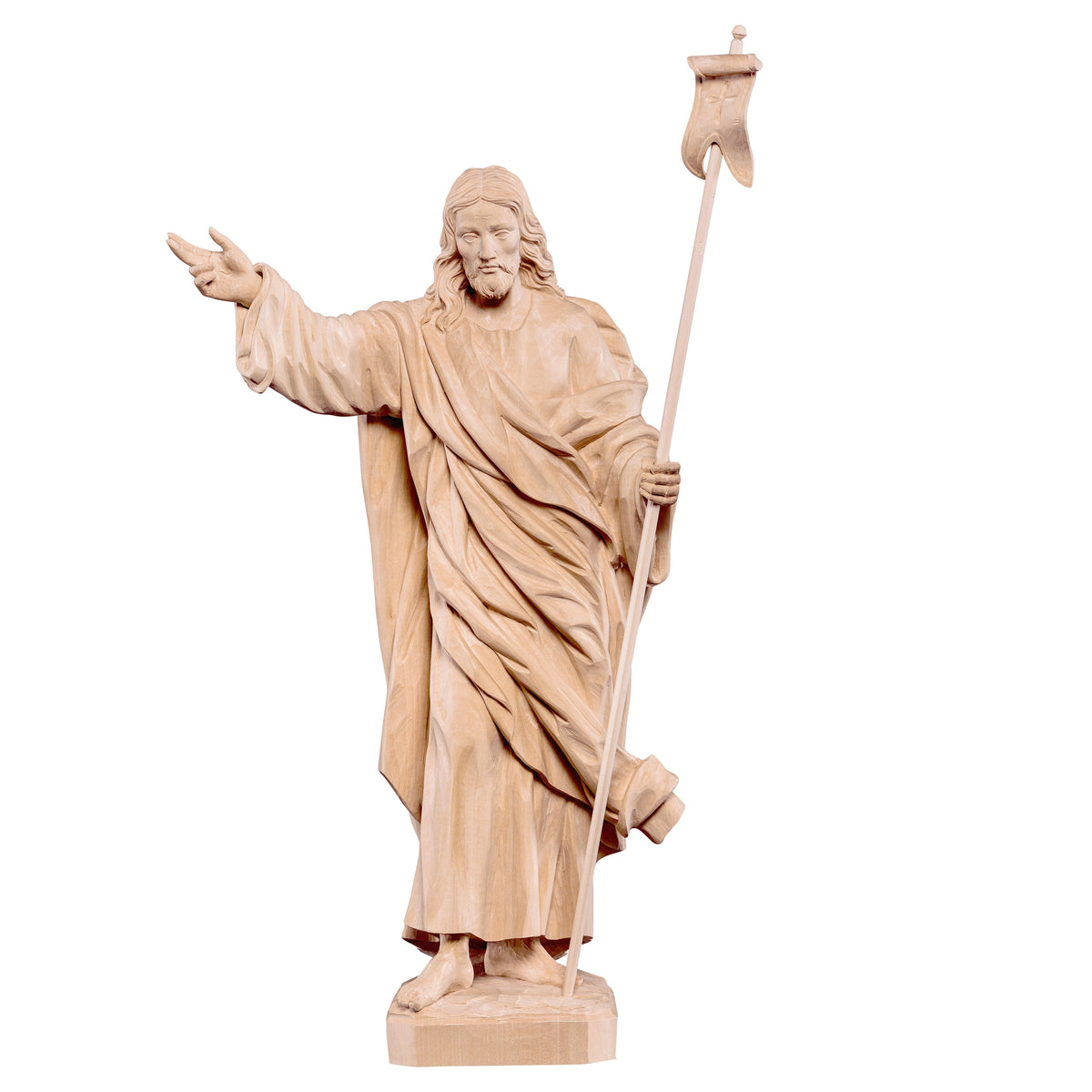 Wooden statue of Christ Resurrector