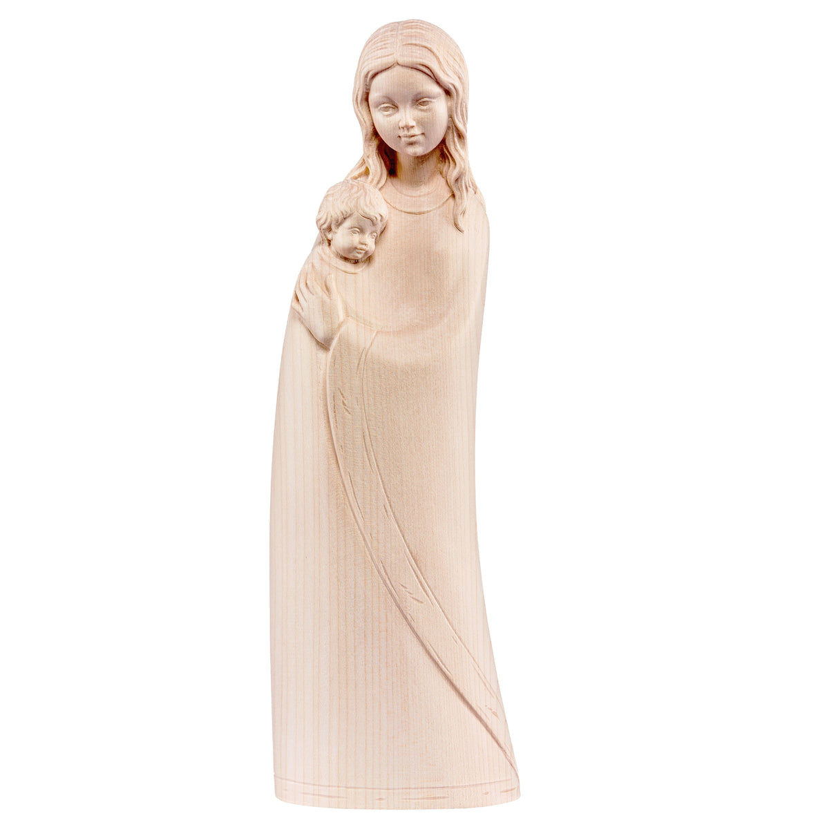 Wooden statue of Madonna Jasmine
