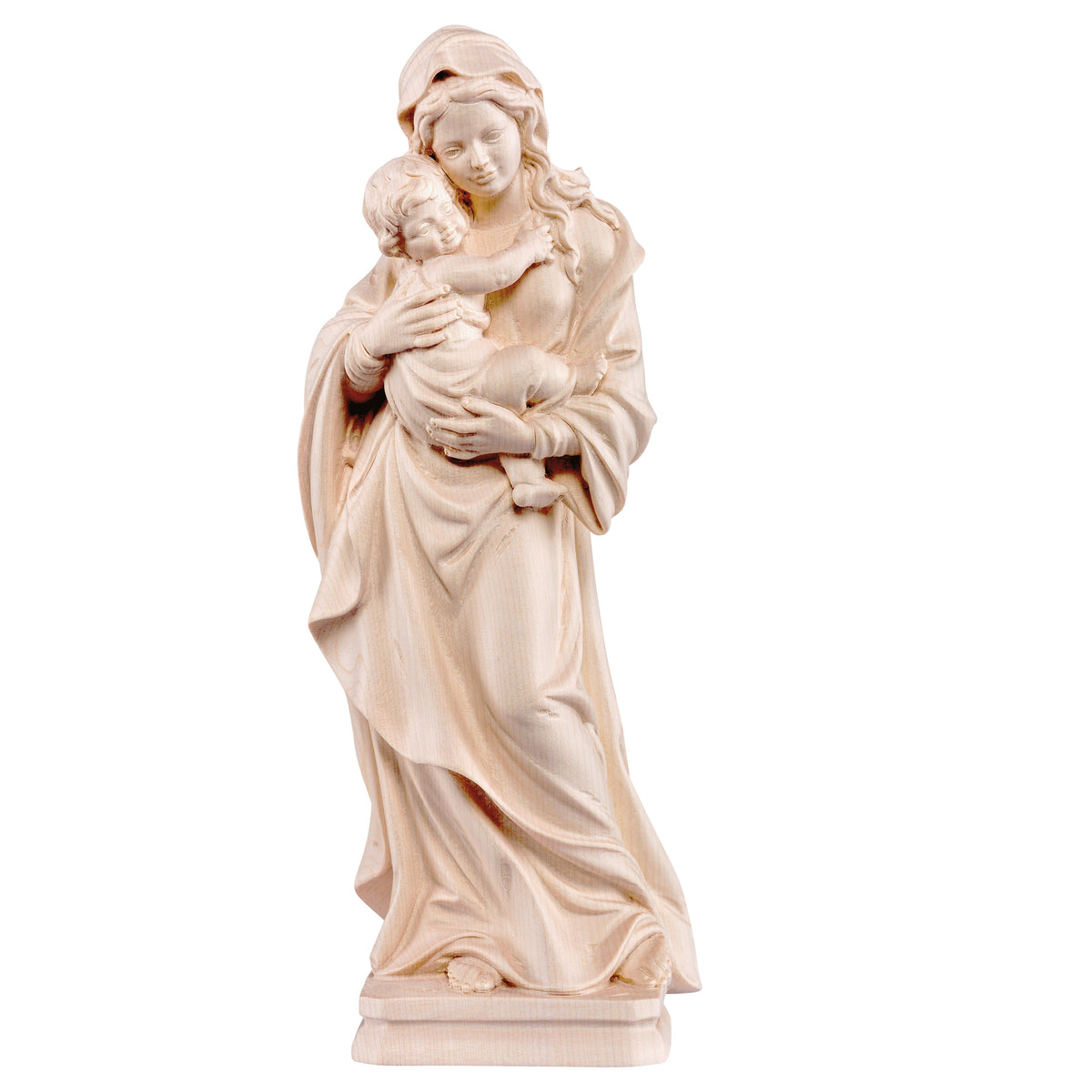 Wooden statue of Madonna of home