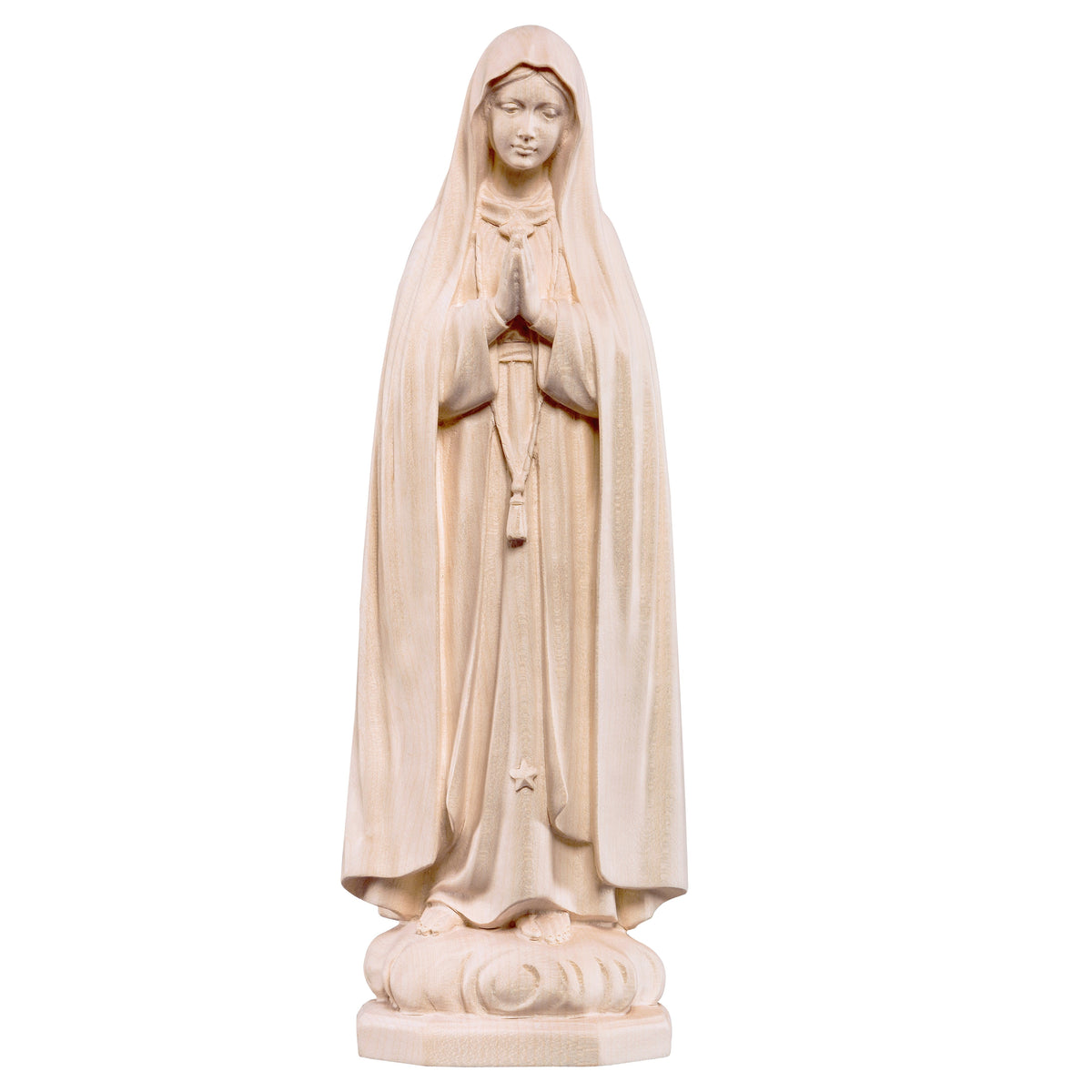 Wooden statue of Our Lady of Fátima