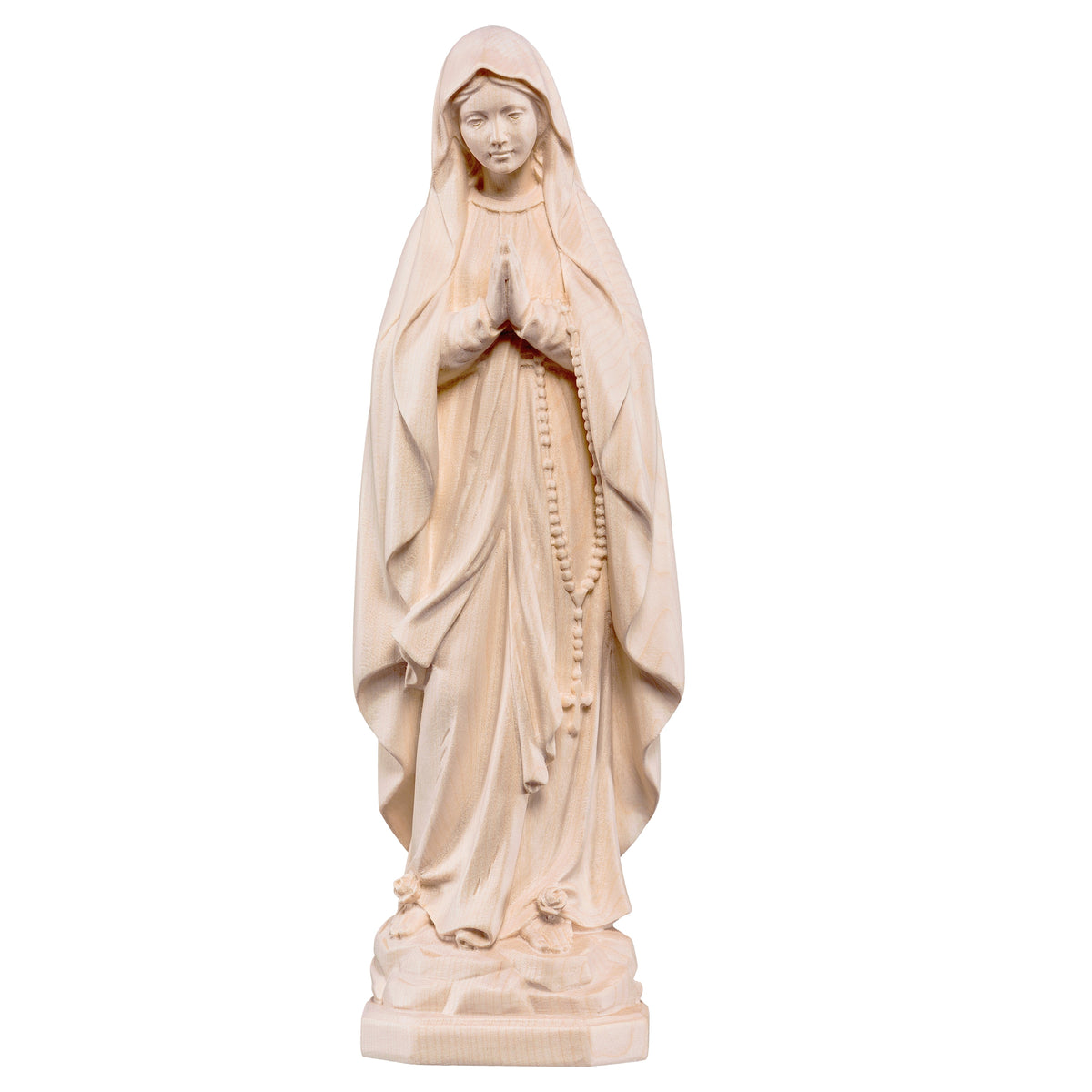 Wooden statue of Our Lady of Lourdes