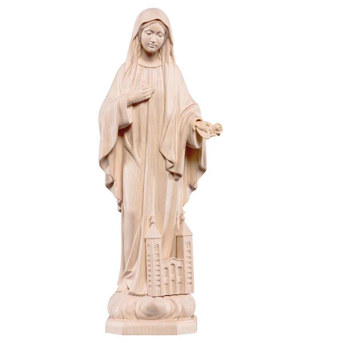 Wooden statue of Our Lady of Medjugorje