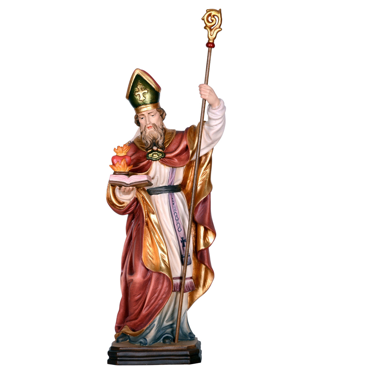 Wooden Statue of St. Augustine of Hippo