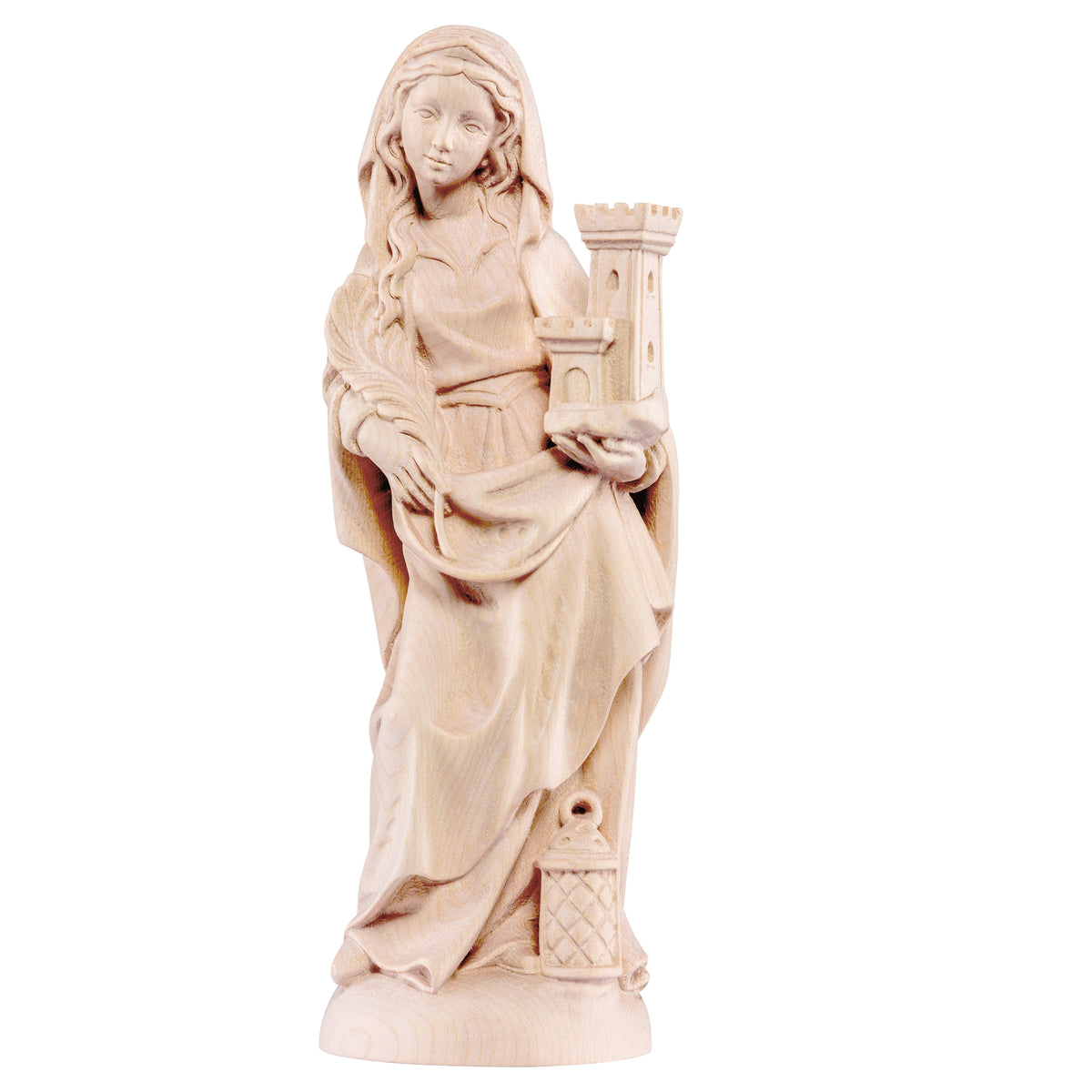 Wooden Statue of St. Barbara Gothic Style