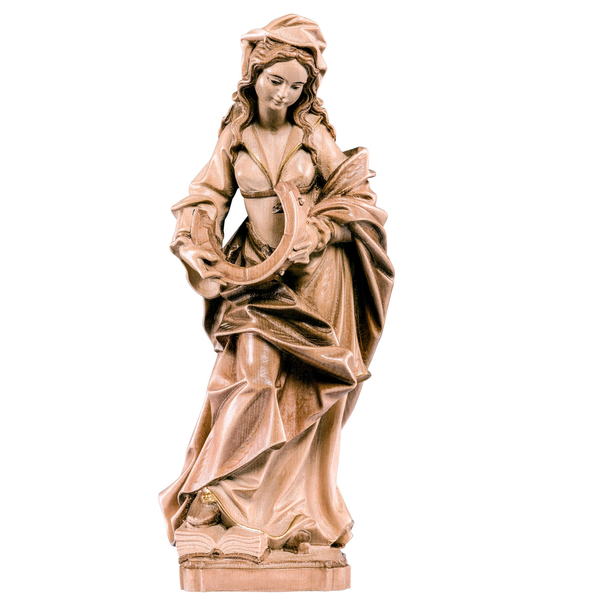Wooden Statue of St. Catherine