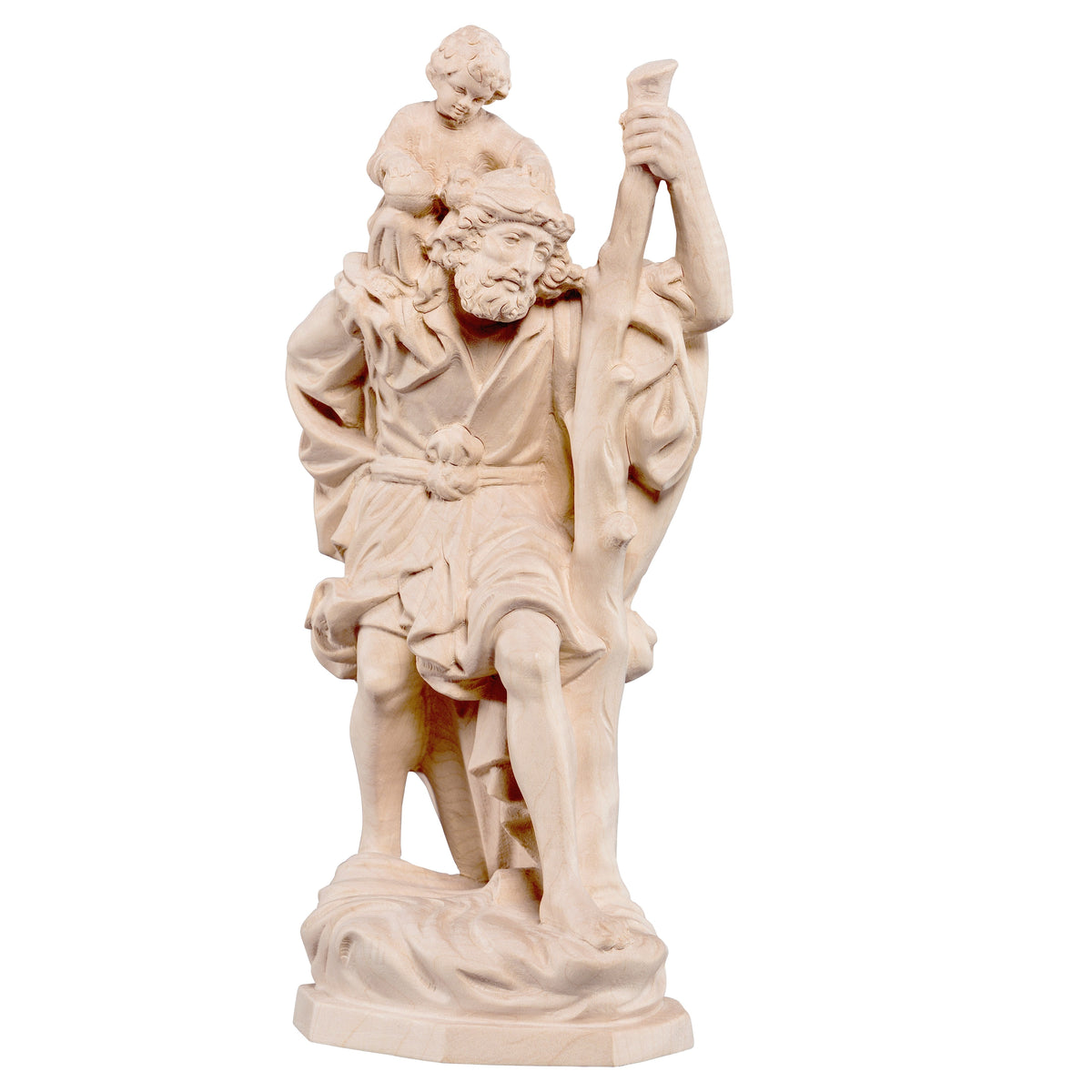 Wooden Statue of St. Christopher