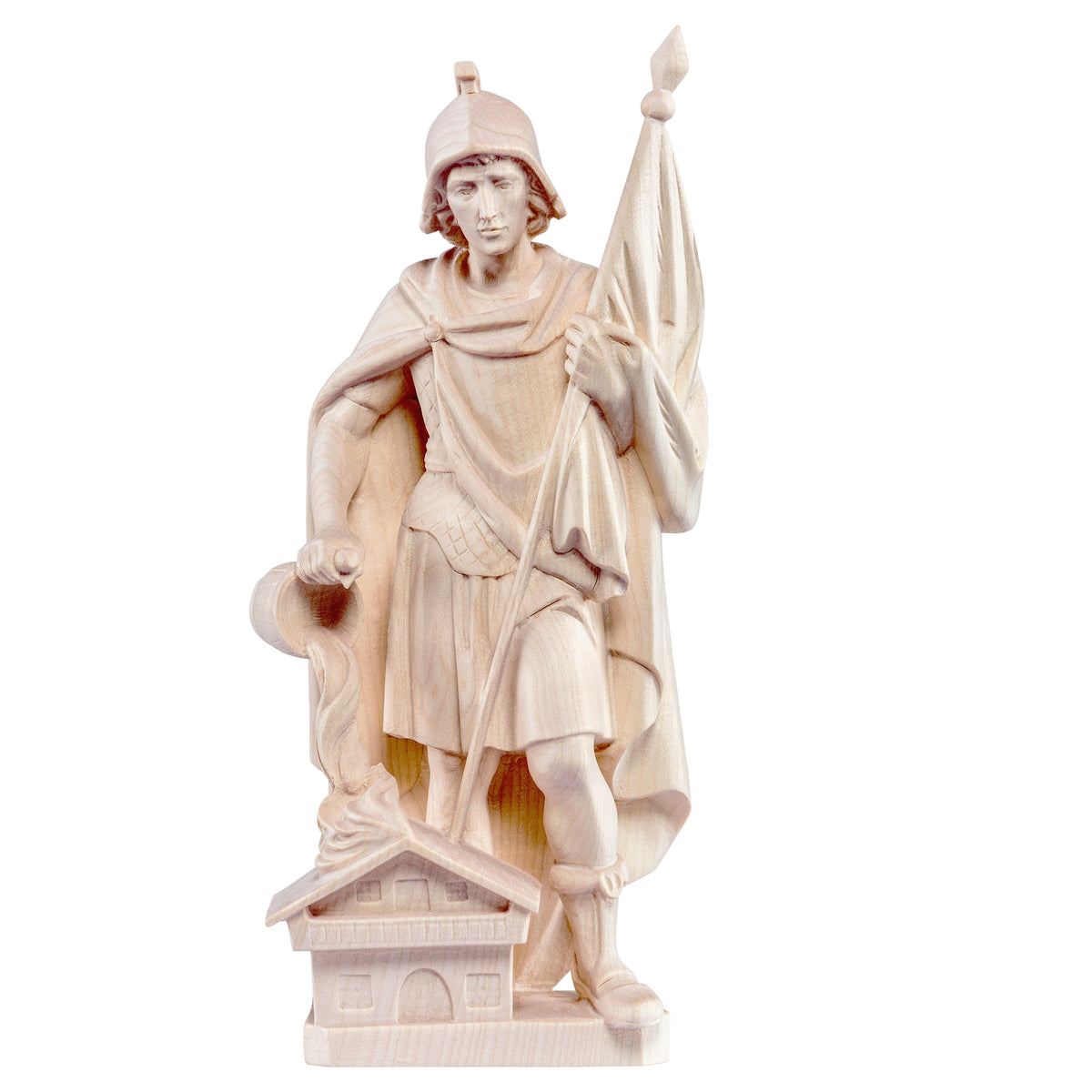 Wooden Statue of St. Florian Modern Style