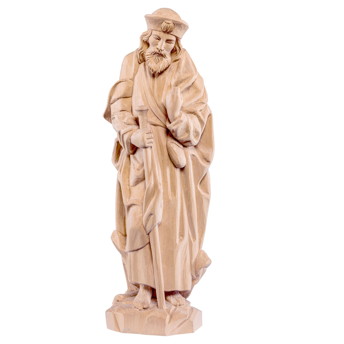 Wooden statue of St. Jacob