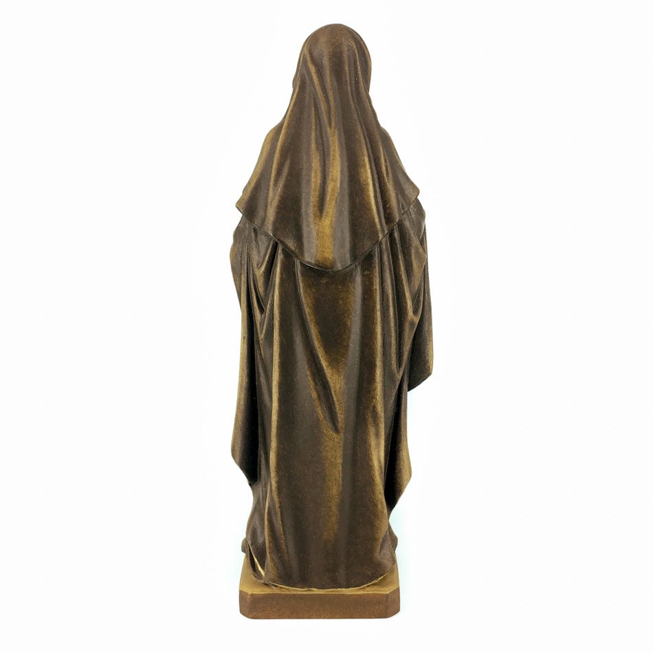 Wooden Statue of St. Lucy with Book