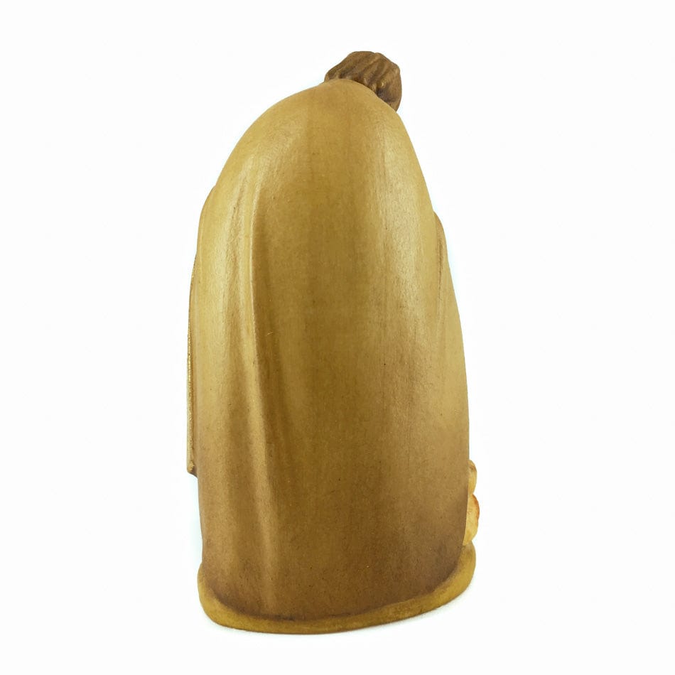 Wooden Statue of the Holy Family with St. Joseph's Holy Cloak
