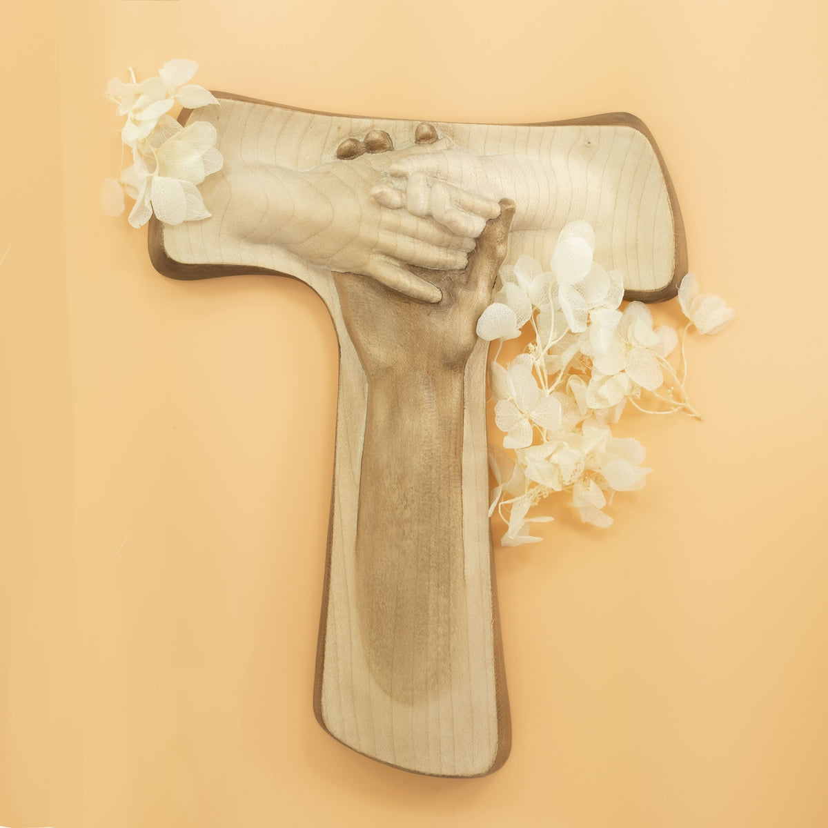 Wooden Tau Friendship Cross