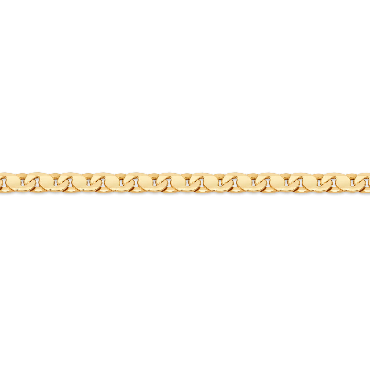 Yellow Gold Mariner Chain Necklace