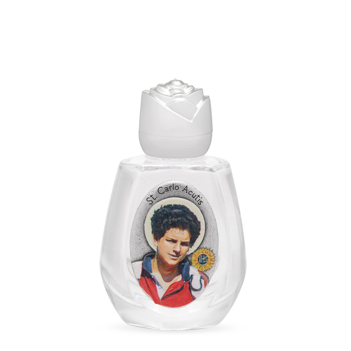 10 ml Bottle Featuring Saint Carlo Acutis