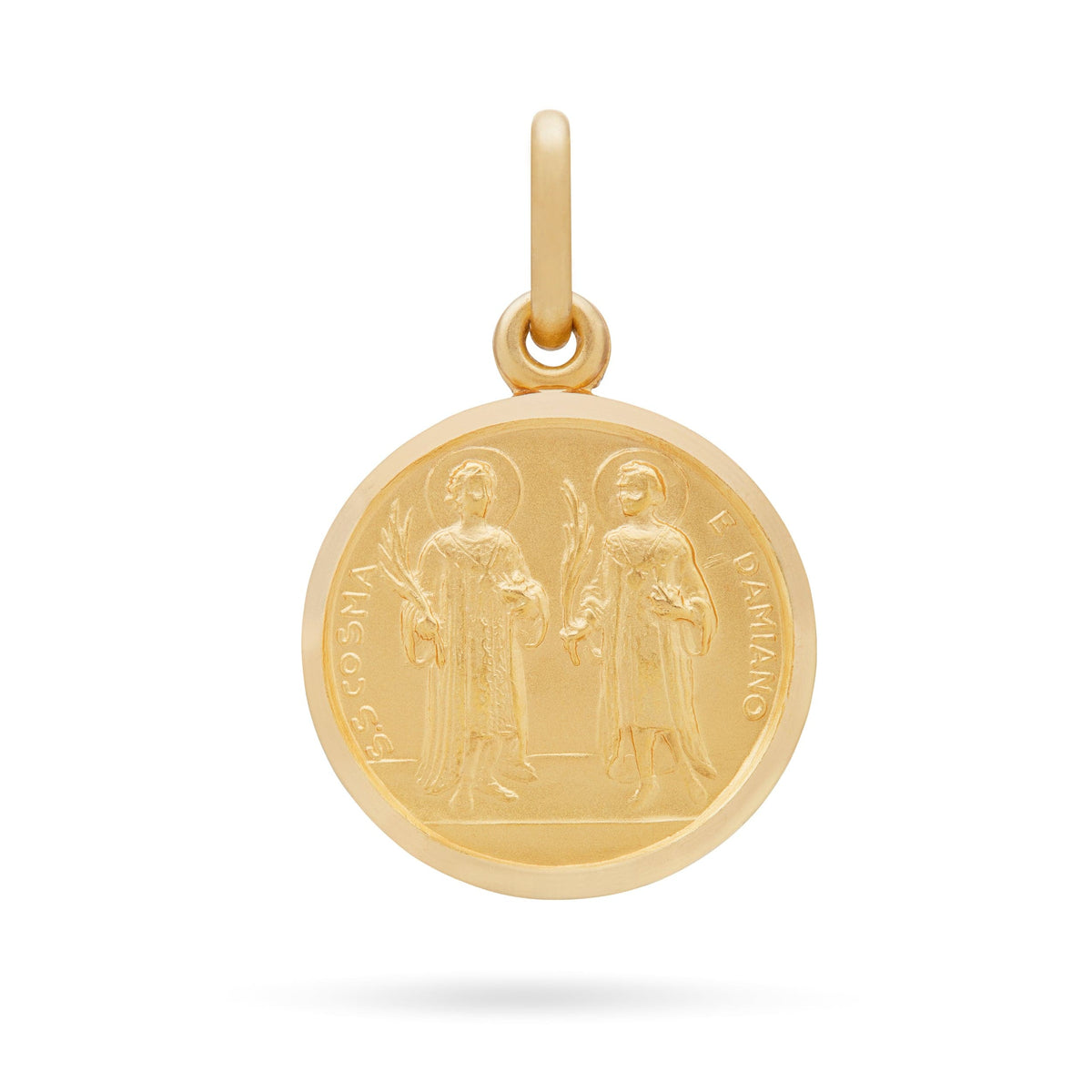 Yellow Gold Medal of Saints Cosmas and Damian