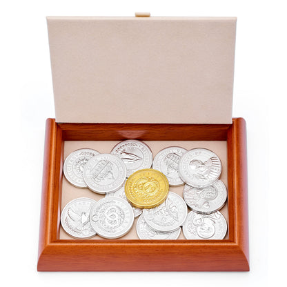 Arras with Wooden and Sterling Silver Case