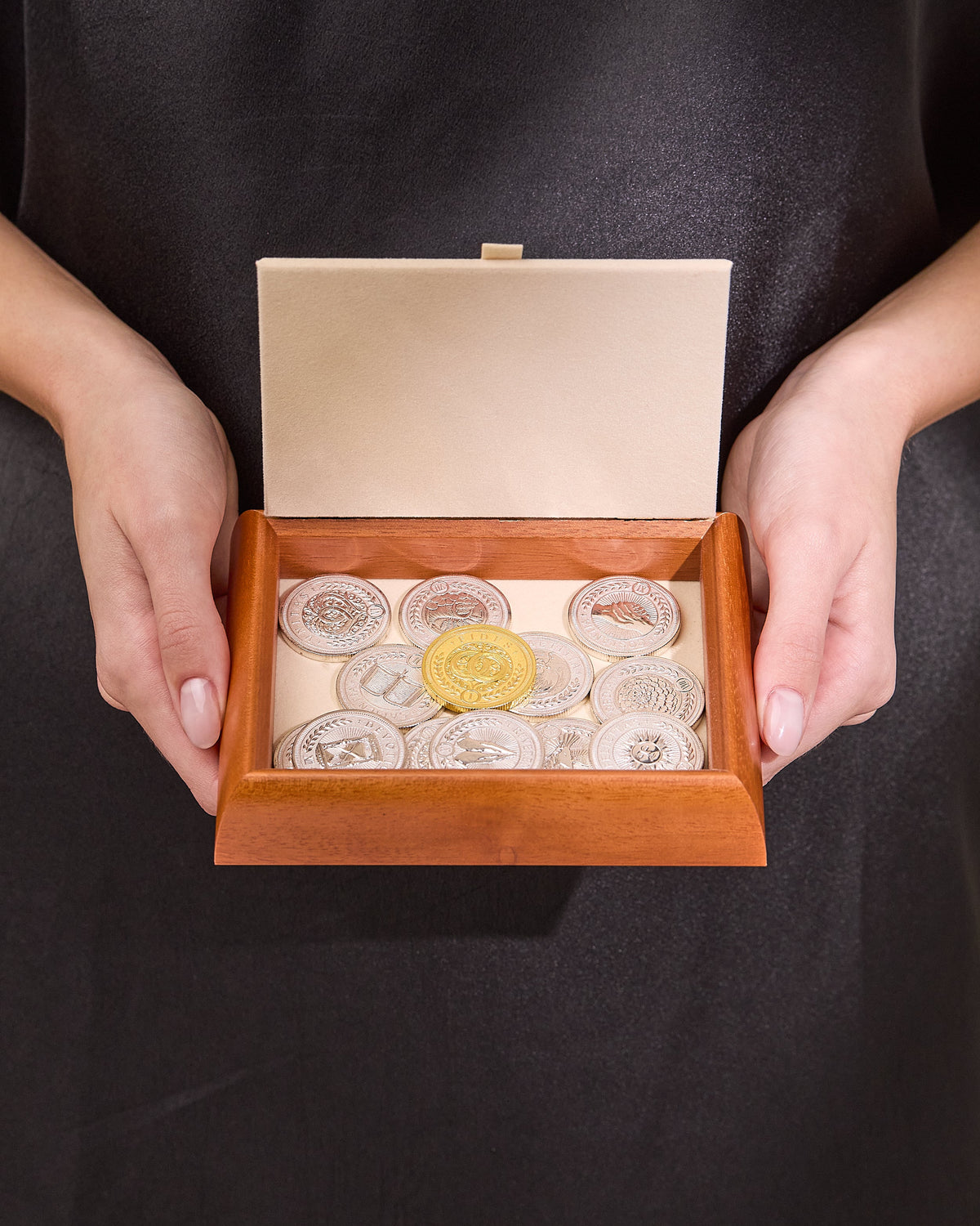 Arras with Wooden and Sterling Silver Case