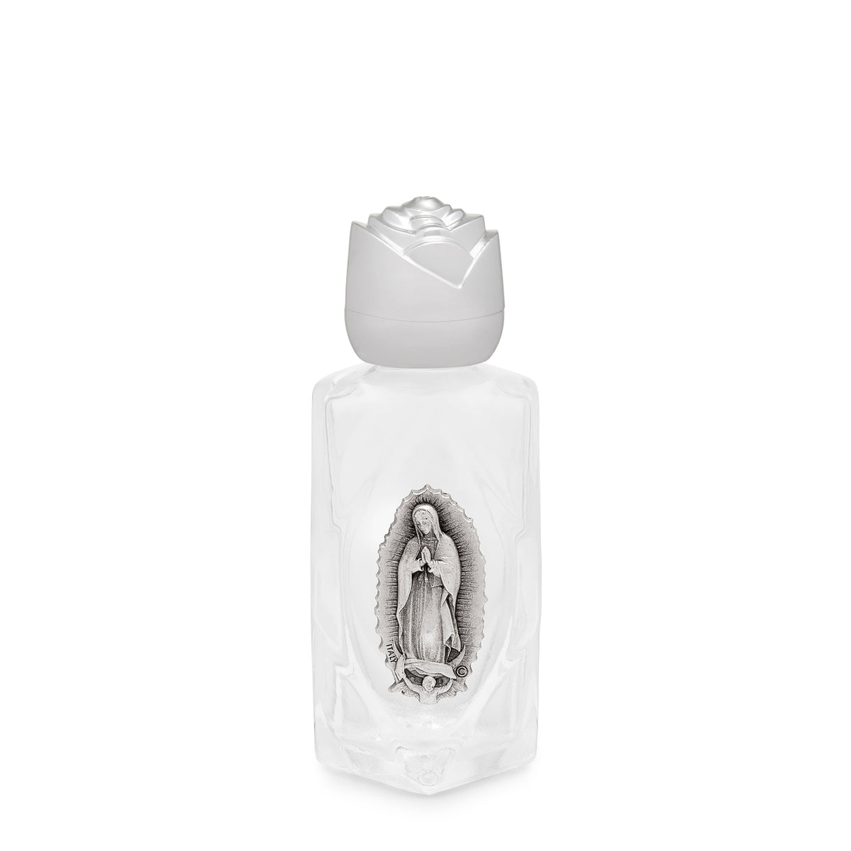 Bottle of 10 ml. with Our Lady of Guadalupe