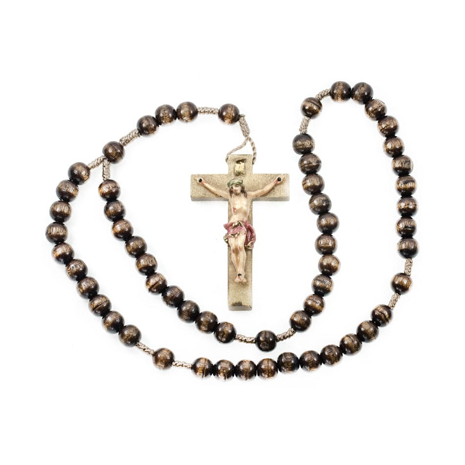 Brown Wooden Rosary