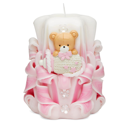Baptism Votive Candle for Girls