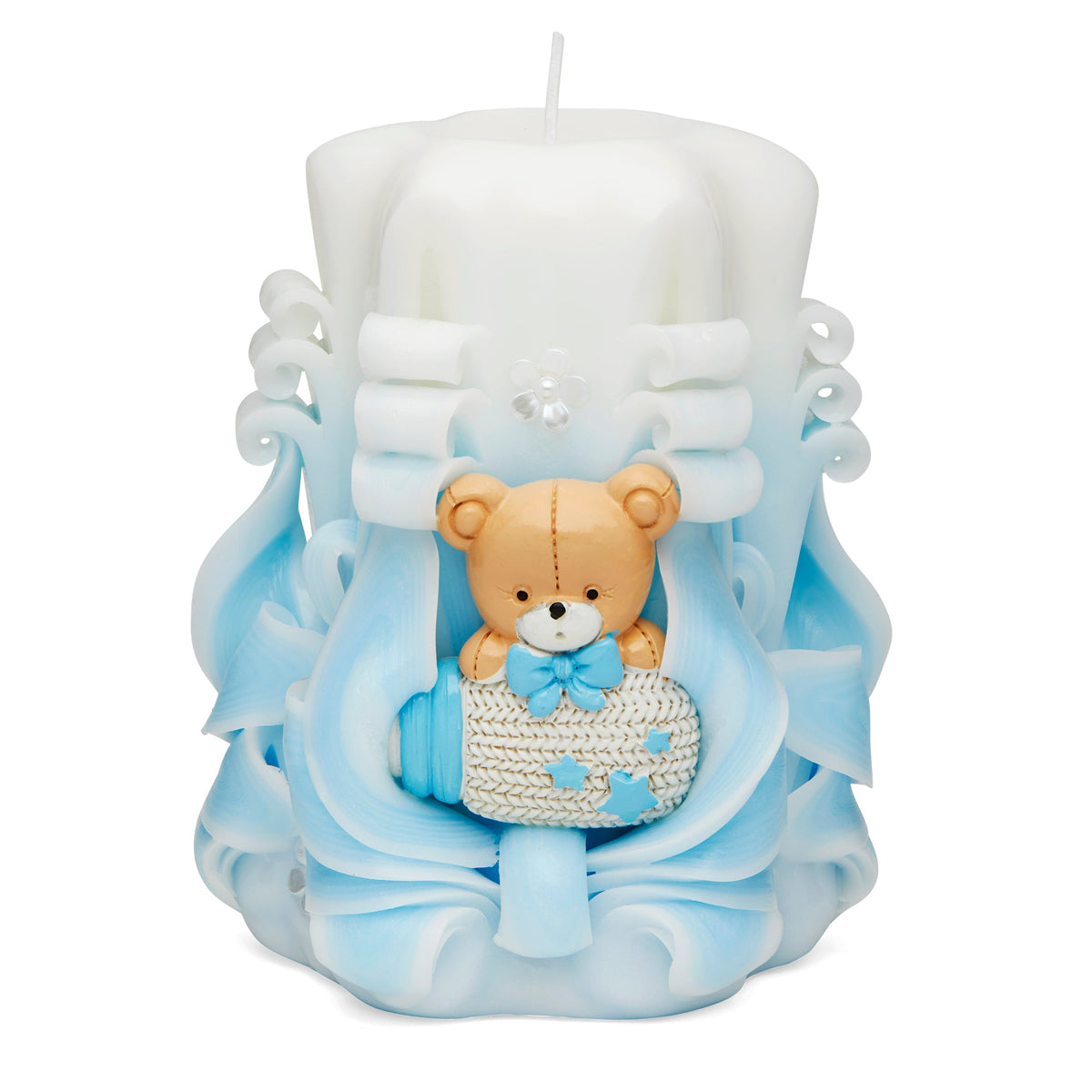 Baptism Votive Candle for Boy