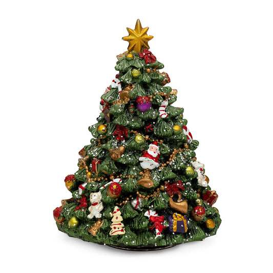 Carillon With Resin Christmas Tree