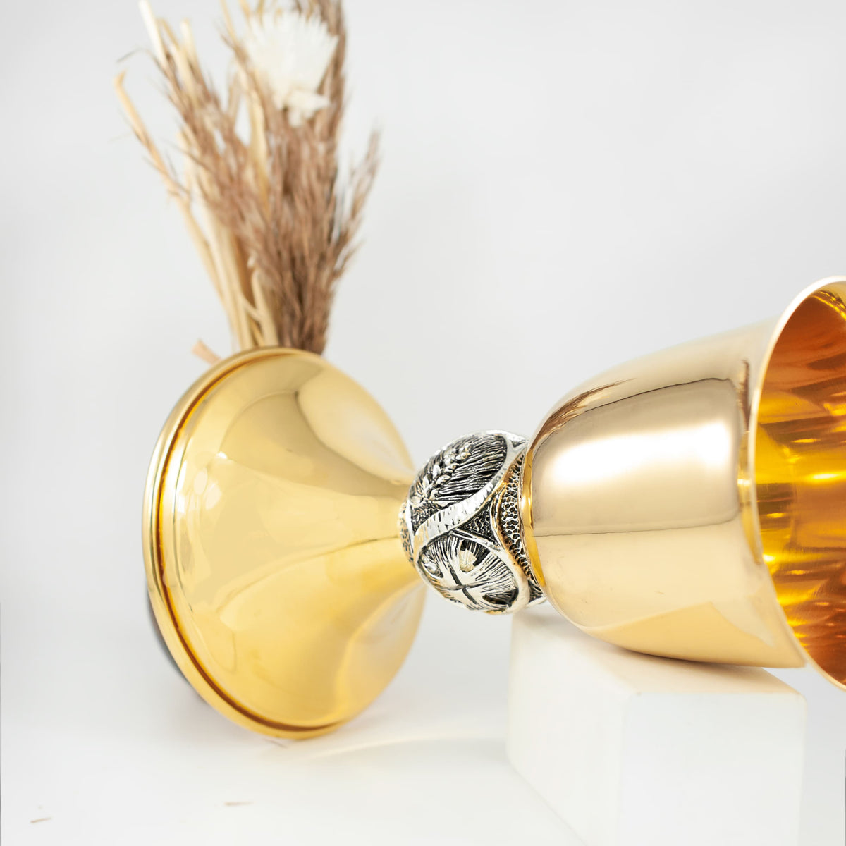 Chalice With Decorated Knot