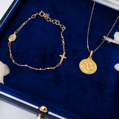 Christening Gift Set Gold