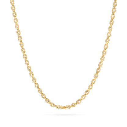 Chunky Yellow Gold Iride Chain Necklace