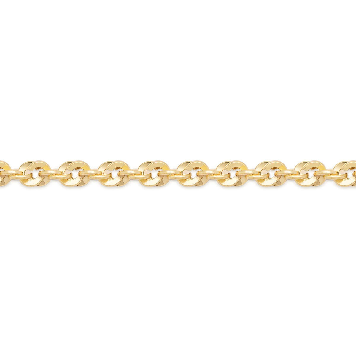 Chunky Yellow Gold Iride Chain Necklace