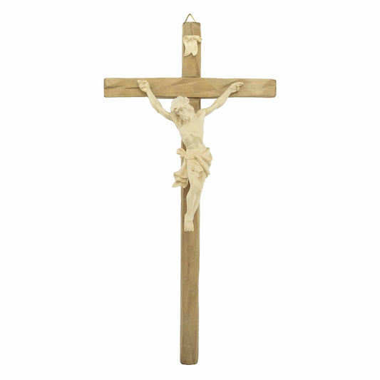 Colourless Natural Wood Crucifix
