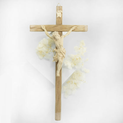 Colourless Natural Wood Crucifix