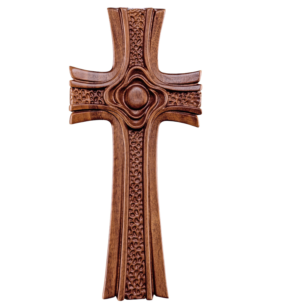 Cross of roses walnut