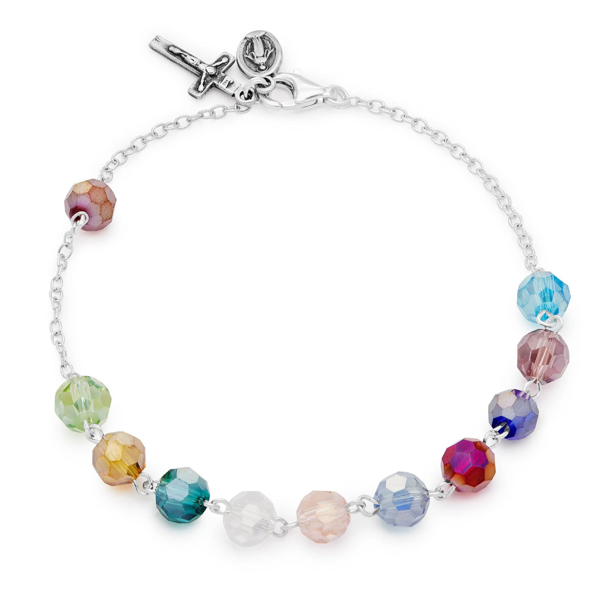 Crystal Rosary Bracelet